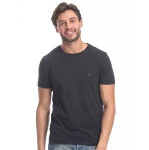 Tommy Hilfiger pánské černé tričko - XL (83)